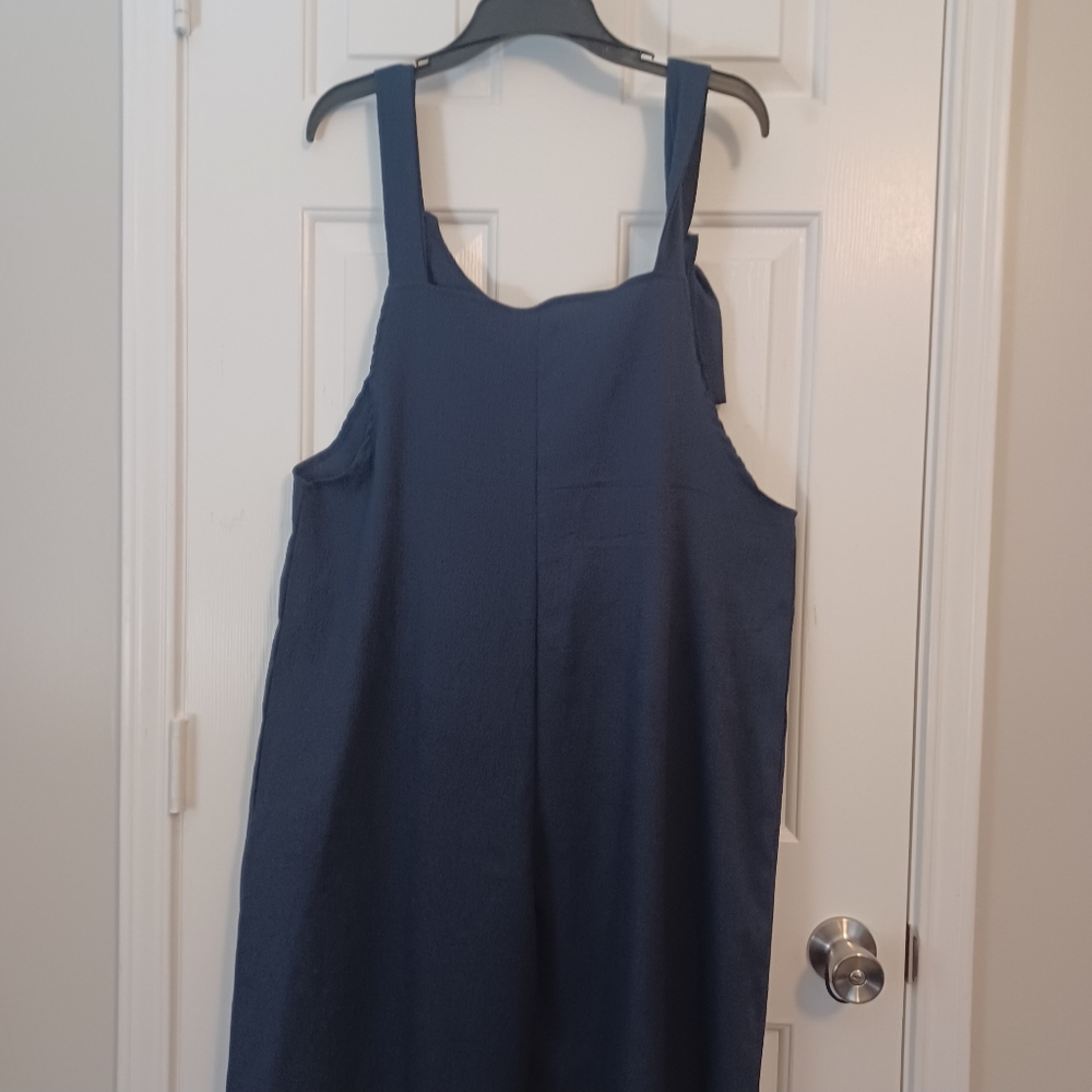 Amazon Linen Look Wide Leg jumpsuit romper Sz XXL - Picture 4 of 6